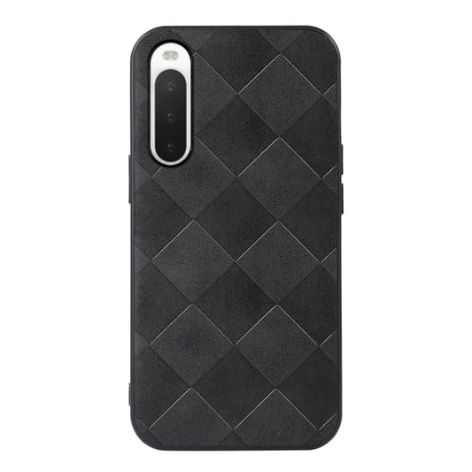 Weave Plaid PU Phone Case, For Sony Xperia 10 IV