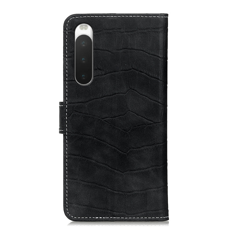 Crocodile Texture Horizontal Flip Leather Phone Case, For Sony Xperia 10 IV, For Sony Xperia 1 IV, For vivo Y75 5G / Y55 5G, For Xiaomi Redmi Note 11E