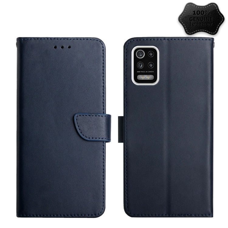 Genuine Leather Fingerprint-proof Flip Phone Case, For LG K22, For LG K42, For LG K52, For LG Velvet 2 Pro