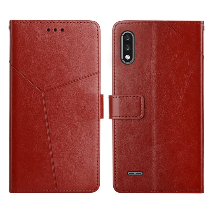 Y Stitching Horizontal Flip Leather Phone Case, For LG K22, For LG K42, For LG K52 / K62, For LG Velvet 2 Pro