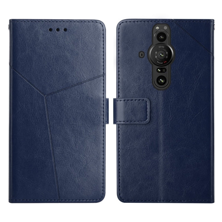 Y Stitching Horizontal Flip Leather Phone Case, For Sony Xperia 1, For Sony Xperia 10, For Sony Xperia Pro-I