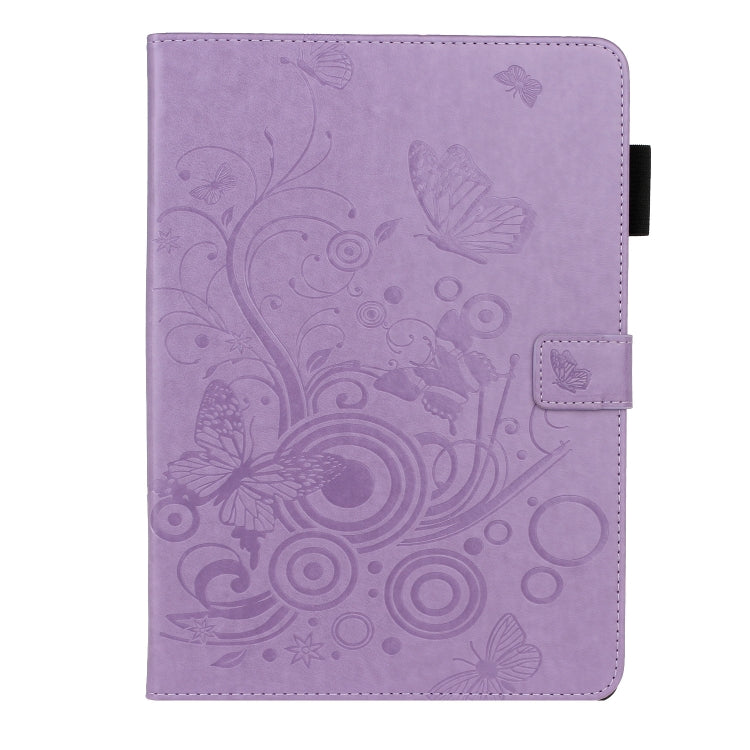 Embossed Butterfly Pattern Smart Leather Tablet Case, For iPad Pro 11 inch 2020 / 2018, For iPad mini 2024 / mini 6