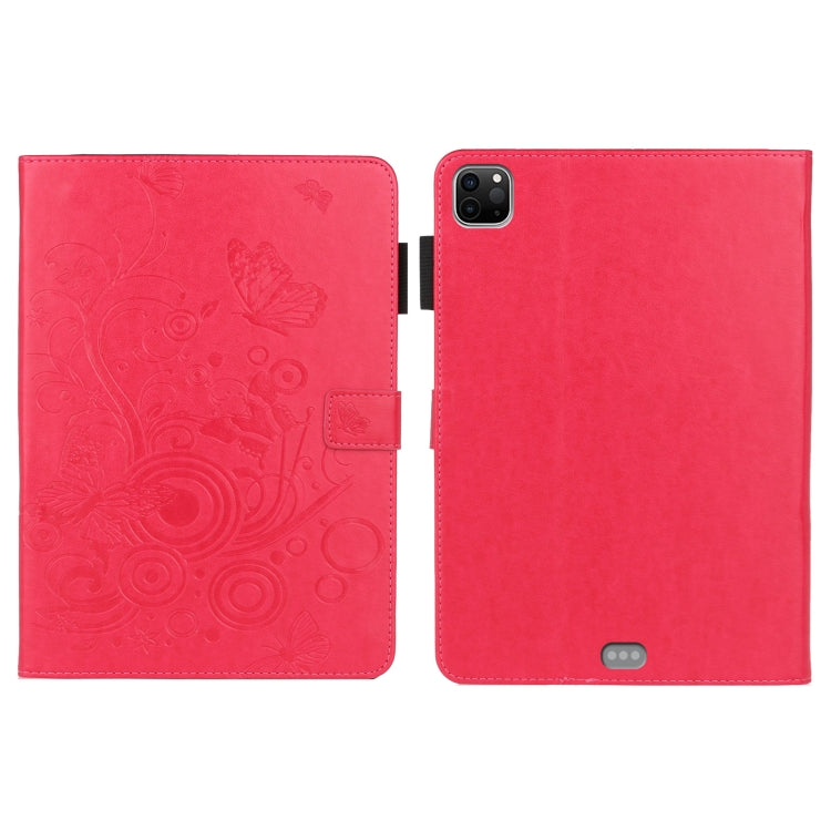 Embossed Butterfly Pattern Smart Leather Tablet Case, For iPad Pro 11 inch 2020 / 2018, For iPad mini 2024 / mini 6