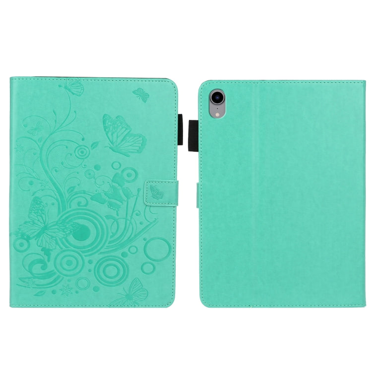 Embossed Butterfly Pattern Smart Leather Tablet Case, For iPad Pro 11 inch 2020 / 2018, For iPad mini 2024 / mini 6