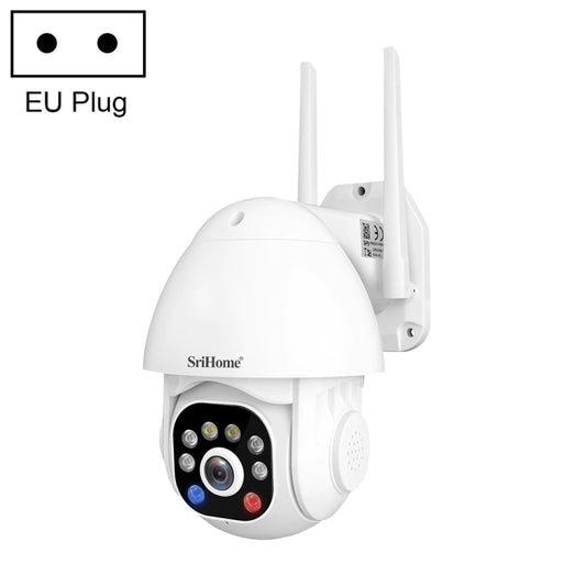 SriHome SH039B 3MP Sound and Light Alarm IP66 Waterproof Dome Camera,, EU Plug, US Plug, UK Plug, AU Plug