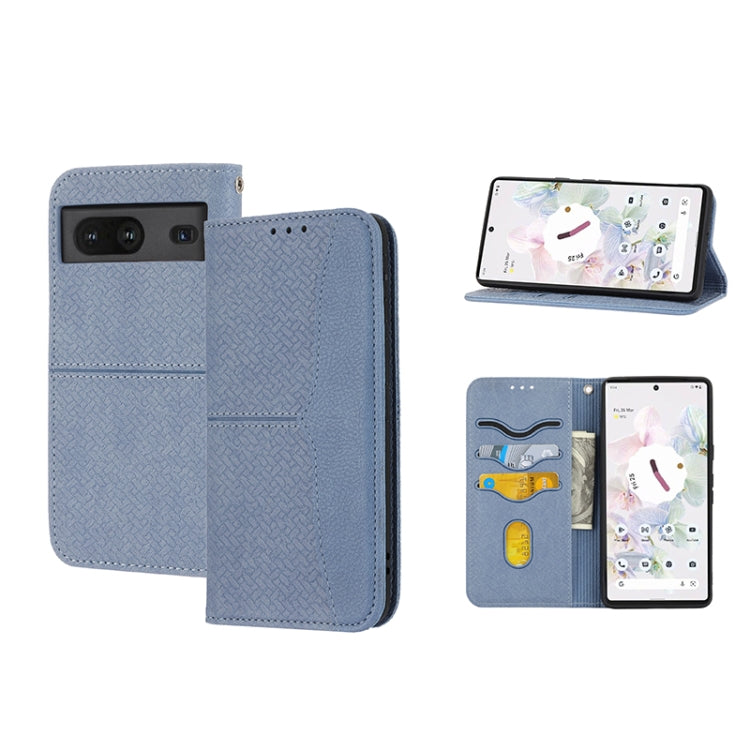 Woven Texture Stitching Magnetic PU Leather Phone Case, For Google Pixel 7, For Nokia G21 / G11, For Google Pixel 7 Pro, For Kyocera Android One S9 / Digno Sanga Edition, For Samsung Galaxy M23 / F23 5G Japanese Version