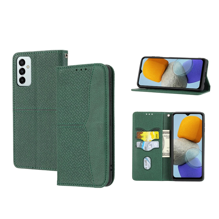 Woven Texture Stitching Magnetic PU Leather Phone Case, For Samsung Galaxy M23 / F23 5G Japanese Version, For OPPO Realme C31 4G Global, For Sony Xperia 10 IV, For Sony Xperia 1 IV