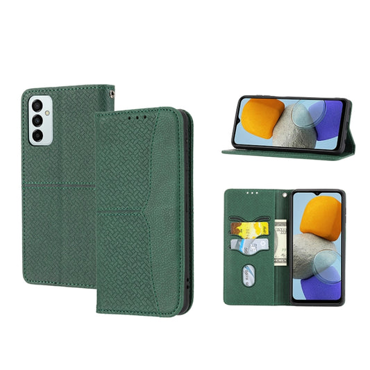 Woven Texture Stitching Magnetic PU Leather Phone Case, For Samsung Galaxy M23 / F23 5G Japanese Version, For OPPO Realme C31 4G Global, For Sony Xperia 10 IV, For Sony Xperia 1 IV