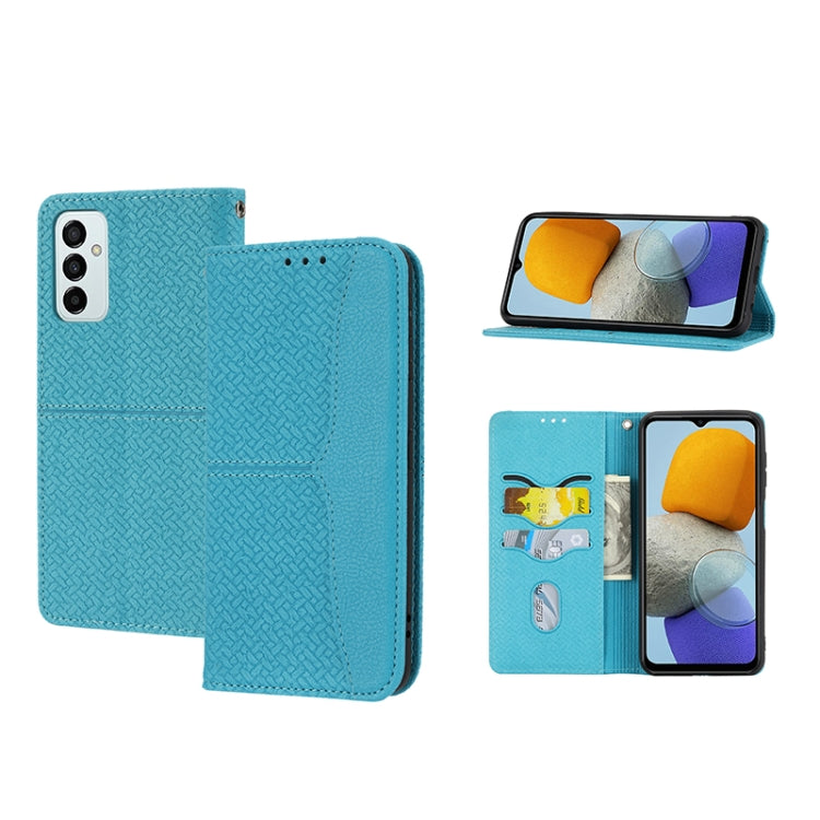 Woven Texture Stitching Magnetic PU Leather Phone Case, For Samsung Galaxy M23 / F23 5G Japanese Version, For OPPO Realme C31 4G Global, For Sony Xperia 10 IV, For Sony Xperia 1 IV