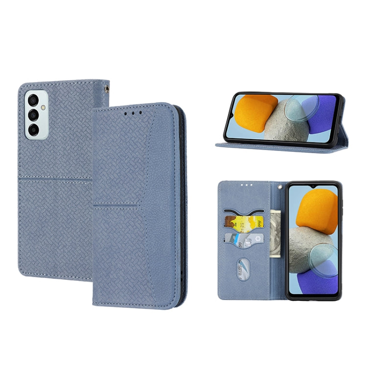 Woven Texture Stitching Magnetic PU Leather Phone Case, For Samsung Galaxy M23 / F23 5G Japanese Version, For OPPO Realme C31 4G Global, For Sony Xperia 10 IV, For Sony Xperia 1 IV