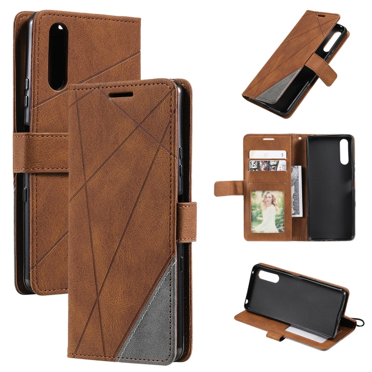 Skin Feel Splicing Leather Phone Case, For Google Pixel 6 Pro, For Google Pixel 6, For Sony Xperia 5 III