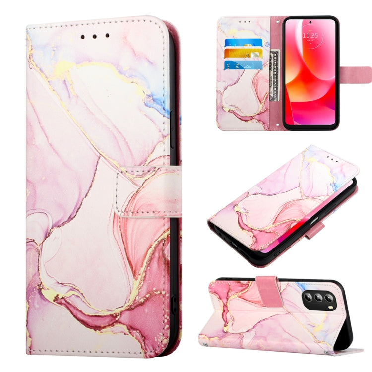 PT003 Marble Pattern Flip Leather Phone Case, For OPPO A57 5G 2022, For OPPO Realme C31 4G, For OPPO Reno7 4G/F21 Pro, For Motorola Moto G 5G 2022, For Sony Xperia 1 IV, For Motorola Moto G52