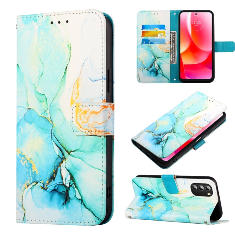 PT003 Marble Pattern Flip Leather Phone Case, For OPPO A57 5G 2022, For OPPO Realme C31 4G, For OPPO Reno7 4G/F21 Pro, For Motorola Moto G 5G 2022, For Sony Xperia 1 IV, For Motorola Moto G52