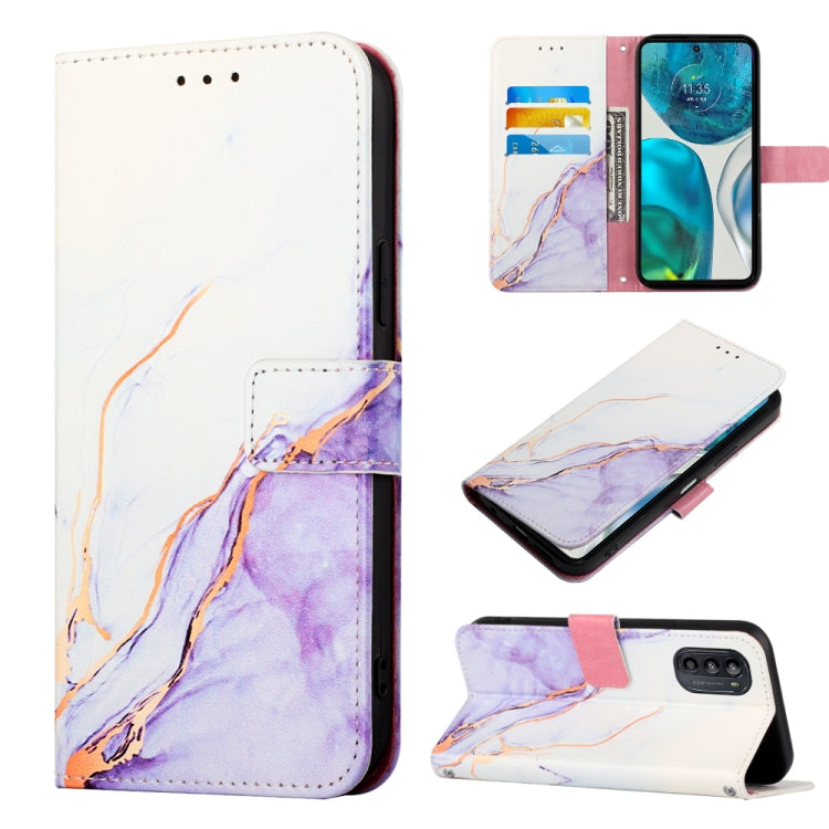 PT003 Marble Pattern Flip Leather Phone Case, For OPPO A57 5G 2022, For OPPO Realme C31 4G, For OPPO Reno7 4G/F21 Pro, For Motorola Moto G 5G 2022, For Sony Xperia 1 IV, For Motorola Moto G52