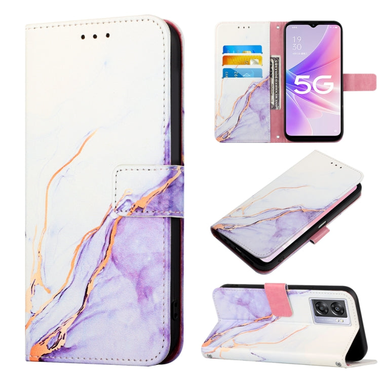 PT003 Marble Pattern Flip Leather Phone Case, For OPPO A57 5G 2022, For OPPO Realme C31 4G, For OPPO Reno7 4G/F21 Pro, For Motorola Moto G 5G 2022, For Sony Xperia 1 IV, For Motorola Moto G52