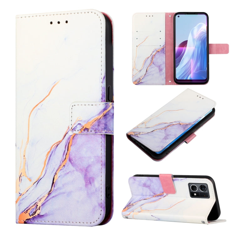 PT003 Marble Pattern Flip Leather Phone Case, For OPPO A57 5G 2022, For OPPO Realme C31 4G, For OPPO Reno7 4G/F21 Pro, For Motorola Moto G 5G 2022, For Sony Xperia 1 IV, For Motorola Moto G52