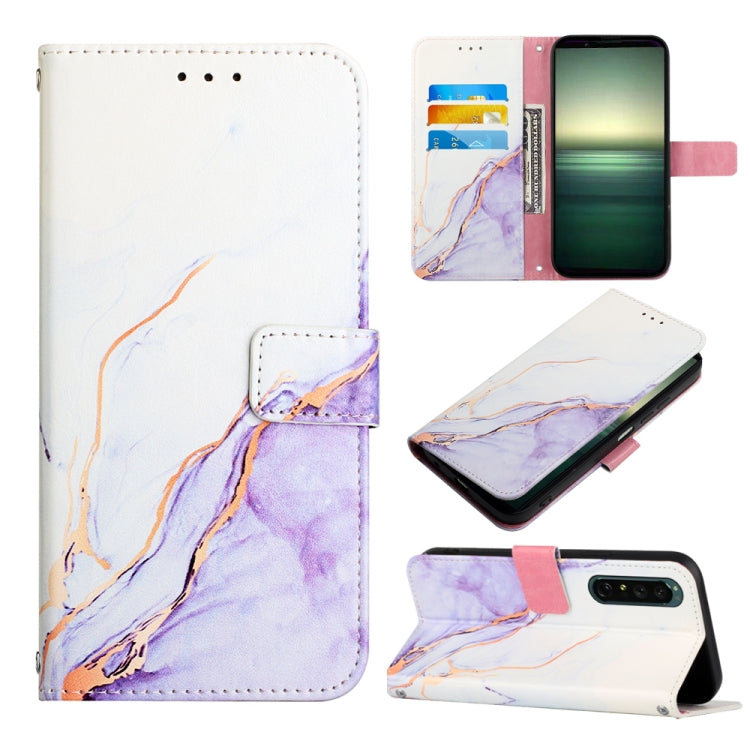 PT003 Marble Pattern Flip Leather Phone Case, For OPPO A57 5G 2022, For OPPO Realme C31 4G, For OPPO Reno7 4G/F21 Pro, For Motorola Moto G 5G 2022, For Sony Xperia 1 IV, For Motorola Moto G52