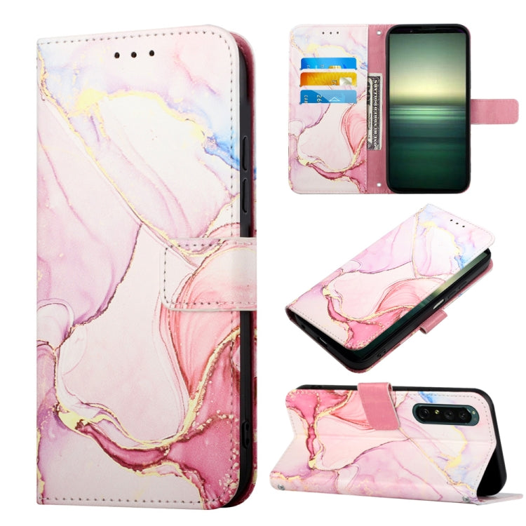 PT003 Marble Pattern Flip Leather Phone Case, For OPPO A57 5G 2022, For OPPO Realme C31 4G, For OPPO Reno7 4G/F21 Pro, For Motorola Moto G 5G 2022, For Sony Xperia 1 IV, For Motorola Moto G52