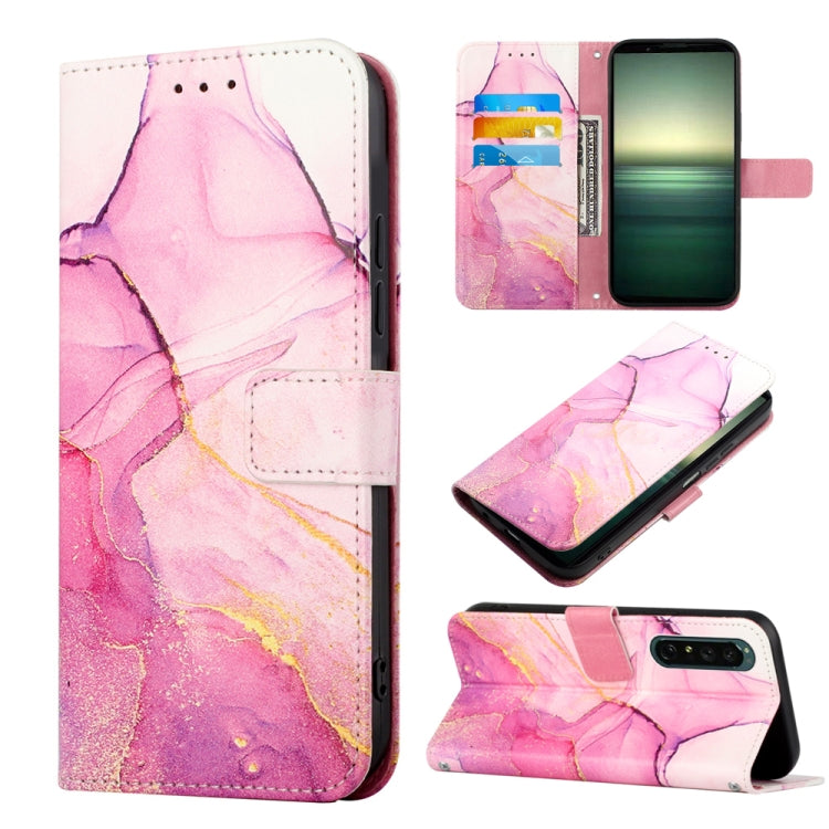 PT003 Marble Pattern Flip Leather Phone Case, For OPPO A57 5G 2022, For OPPO Realme C31 4G, For OPPO Reno7 4G/F21 Pro, For Motorola Moto G 5G 2022, For Sony Xperia 1 IV, For Motorola Moto G52