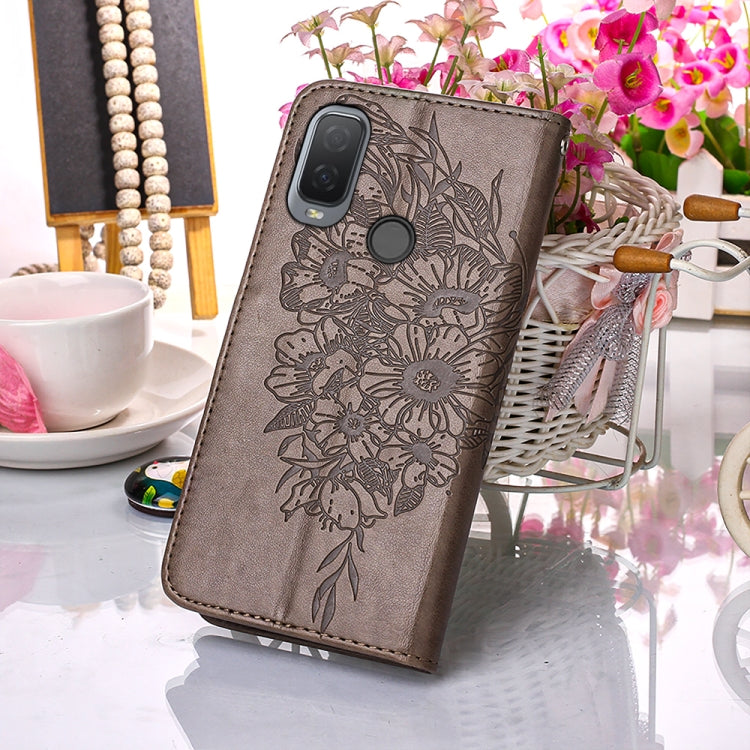 Embossed Butterfly Leather Phone Case, For Alcatel 1L 2021, For Motorola Moto G 5G 2022, For Motorola Moto G52, For OnePlus Nord CE 2 5G