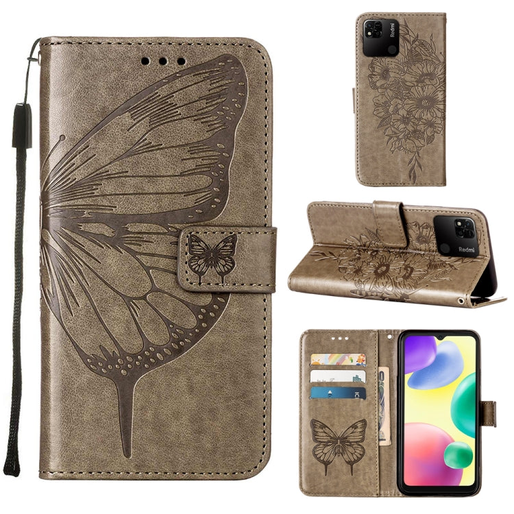 Embossed Butterfly Leather Phone Case, For Sony Xperia 10 IV, For Sony Xperia ACE III, For Xiaomi Redmi 10A, For Samsung Galaxy M33 5G