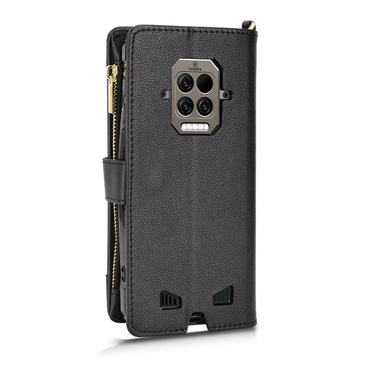 Litchi Texture Zipper Leather Phone Case, For Doogee S86 / S86 Pro, For Doogee S88 Pro / S88 Plus, For Doogee X96 Pro, For Sharp Aquos Zero6 / Aquos Air