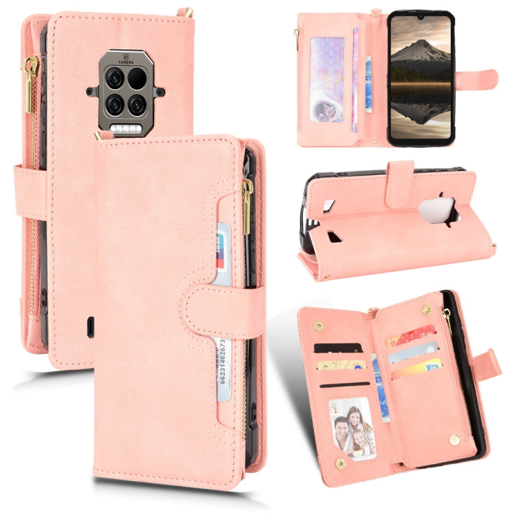 Litchi Texture Zipper Leather Phone Case, For Doogee S86 / S86 Pro, For Doogee S88 Pro / S88 Plus, For Doogee X96 Pro, For Sharp Aquos Zero6 / Aquos Air