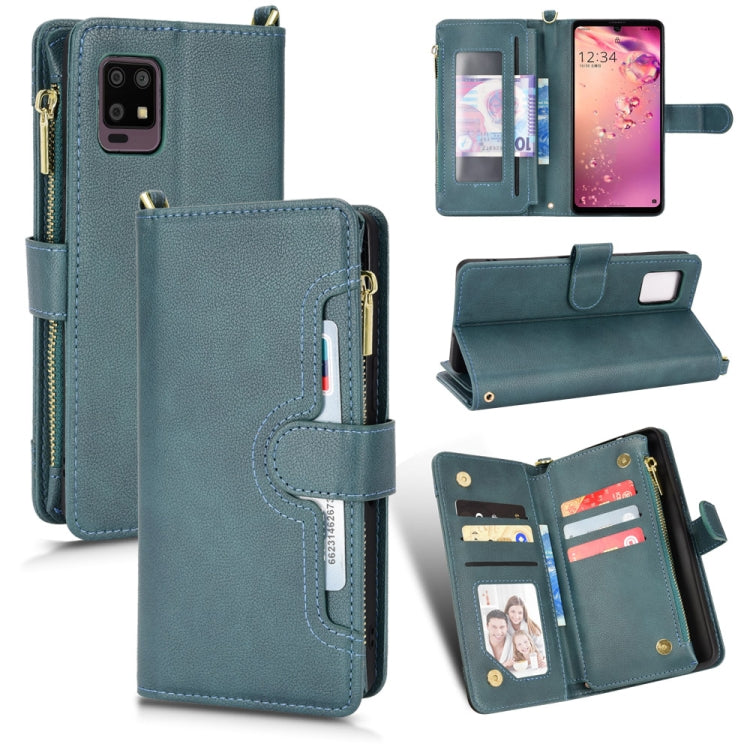Litchi Texture Zipper Leather Phone Case, For Doogee S86 / S86 Pro, For Doogee S88 Pro / S88 Plus, For Doogee X96 Pro, For Sharp Aquos Zero6 / Aquos Air
