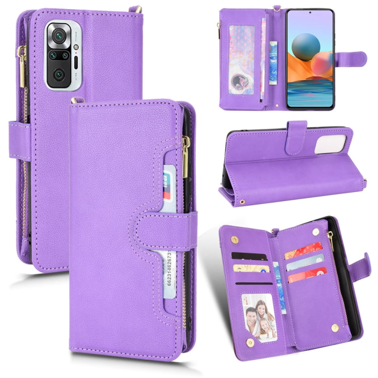 Litchi Texture Zipper Leather Phone Case, For Xiaomi Redmi Note 10 Pro / 10 Pro Max 4G, For Xiaomi Redmi Note 10 4G / Note 10S, For Nokia XR20, For Sony Xperia 5 III