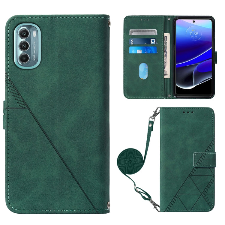 Crossbody 3D Embossed Flip Leather Phone Case, For Itel P37/Vision 2S/P651L, For Nokia G21/G11, For Motorola Moto G 5G 2022, For OnePlus Nord CE 2 5G, For Motorola Moto G Stylus 4G 2022