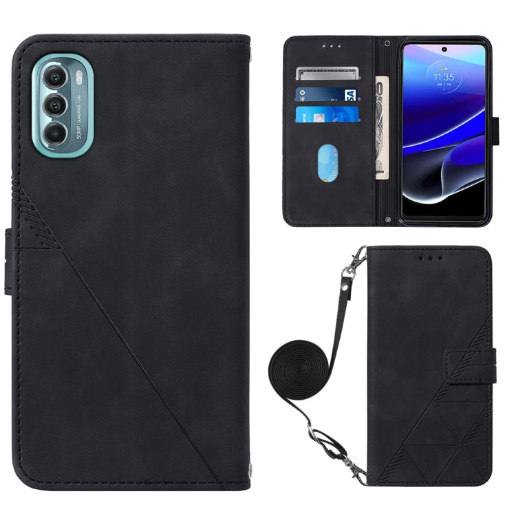 Crossbody 3D Embossed Flip Leather Phone Case, For Itel P37/Vision 2S/P651L, For Nokia G21/G11, For Motorola Moto G 5G 2022, For OnePlus Nord CE 2 5G, For Motorola Moto G Stylus 4G 2022