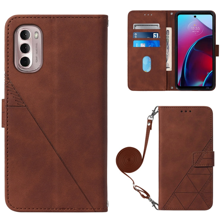 Crossbody 3D Embossed Flip Leather Phone Case, For Itel P37/Vision 2S/P651L, For Nokia G21/G11, For Motorola Moto G 5G 2022, For OnePlus Nord CE 2 5G, For Motorola Moto G Stylus 4G 2022