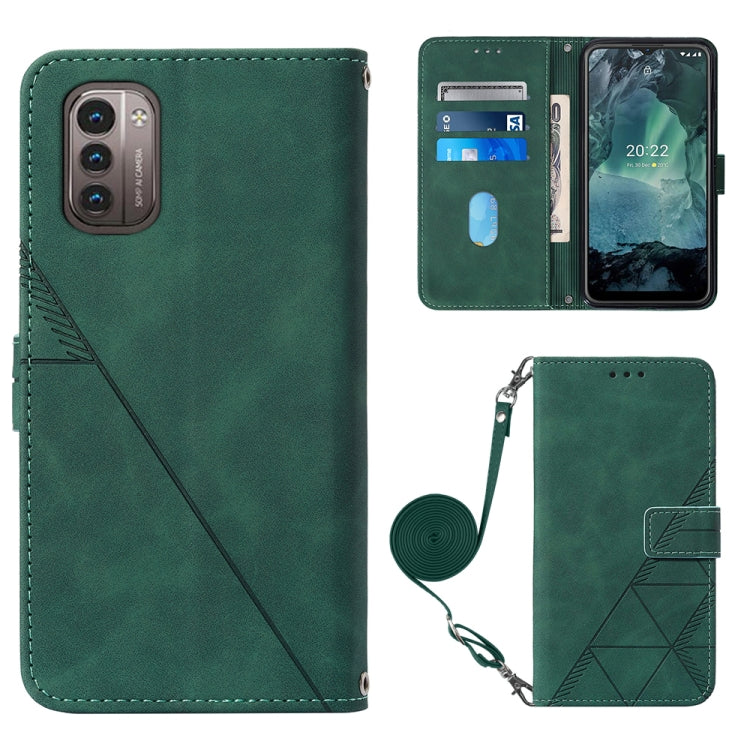 Crossbody 3D Embossed Flip Leather Phone Case, For Itel P37/Vision 2S/P651L, For Nokia G21/G11, For Motorola Moto G 5G 2022, For OnePlus Nord CE 2 5G, For Motorola Moto G Stylus 4G 2022