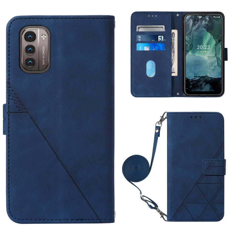 Crossbody 3D Embossed Flip Leather Phone Case, For Itel P37/Vision 2S/P651L, For Nokia G21/G11, For Motorola Moto G 5G 2022, For OnePlus Nord CE 2 5G, For Motorola Moto G Stylus 4G 2022