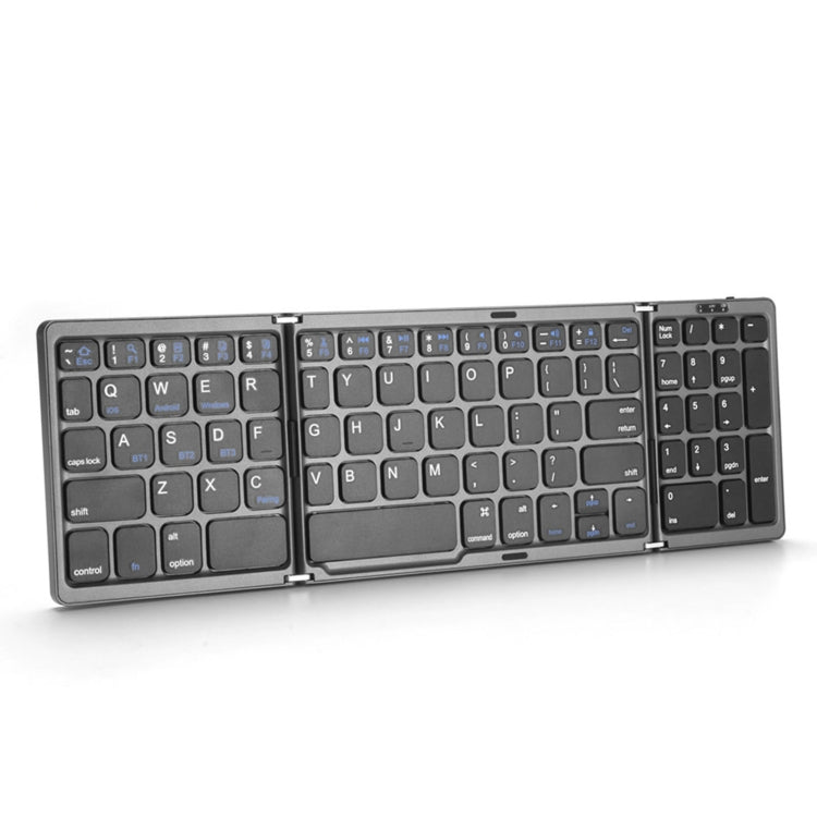 B089 Bluetooth Foldable Keyboard with Numeric, B089(Silver), B089 (Black)