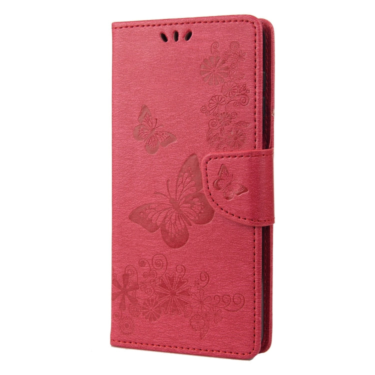 Butterfly Embossed Horizontal Flip Leather Phone Case, For Motorola Moto G52, For Sony Xperia 10 IV