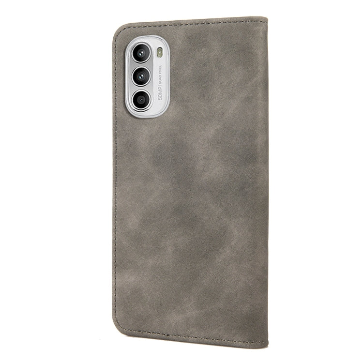 Skin Feel Splicing Leather Phone Case, For Motorola Moto G52, For Sony Xperia 10 IV