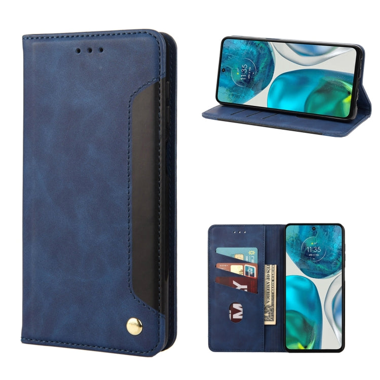 Skin Feel Splicing Leather Phone Case, For Motorola Moto G52, For Sony Xperia 10 IV