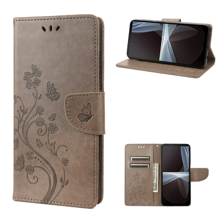 Embossed Butterfly Pattern Flip Leather Phone Case, For Motorola Moto G52, For Sony Xperia 10 IV