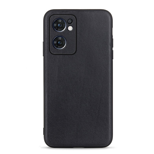 Accurate Hole Lambskin Texture Genuine Leather Phone Case, For OPPO Reno7 5G International, For Sony Xperia 1 IV