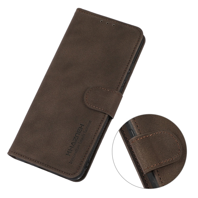 KHAZNEH Matte Texture Leather Phone Case