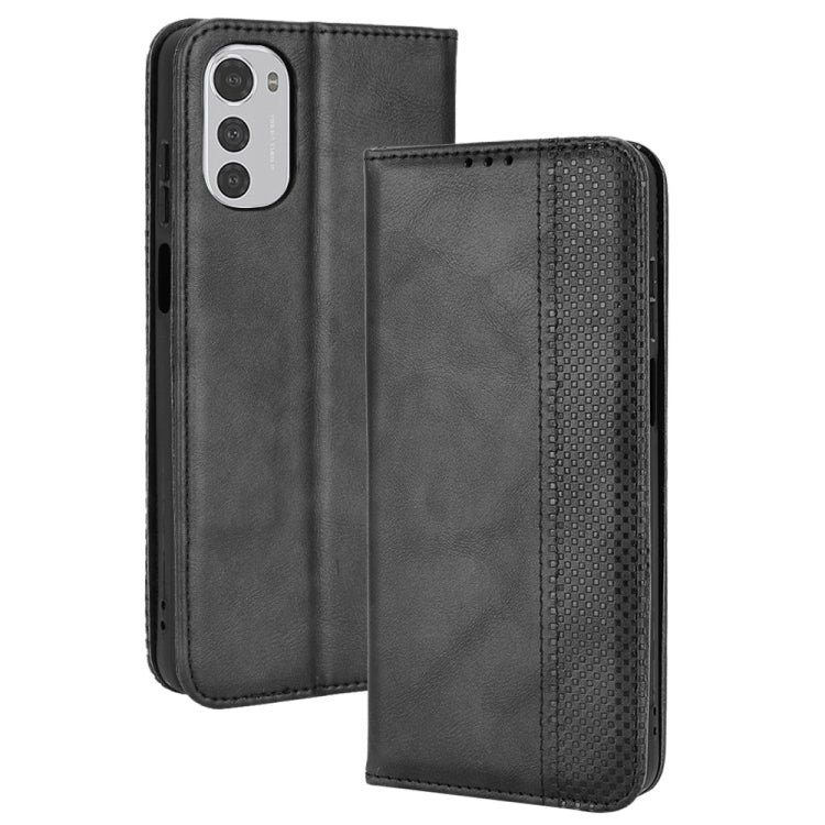 Magnetic Buckle Retro Texture Leather Phone Case, For Motorola Moto E32 4G, For Motorola Edge 30, For Motorola Moto G 5G 2022, For OPPO Realme 9 4G / 9 Pro+, For OPPO Realme 9 5G Global / 9 Pro, For OPPO Realme 9 5G India / V13 5G / 8 5G