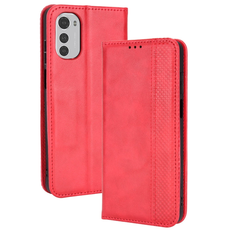 Magnetic Buckle Retro Texture Leather Phone Case, For Motorola Moto E32 4G, For Motorola Edge 30, For Motorola Moto G 5G 2022, For OPPO Realme 9 4G / 9 Pro+, For OPPO Realme 9 5G Global / 9 Pro, For OPPO Realme 9 5G India / V13 5G / 8 5G