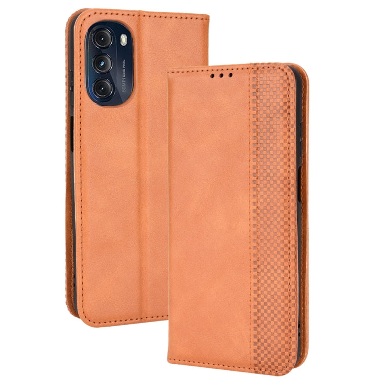 Magnetic Buckle Retro Texture Leather Phone Case, For Motorola Moto E32 4G, For Motorola Edge 30, For Motorola Moto G 5G 2022, For OPPO Realme 9 4G / 9 Pro+, For OPPO Realme 9 5G Global / 9 Pro, For OPPO Realme 9 5G India / V13 5G / 8 5G