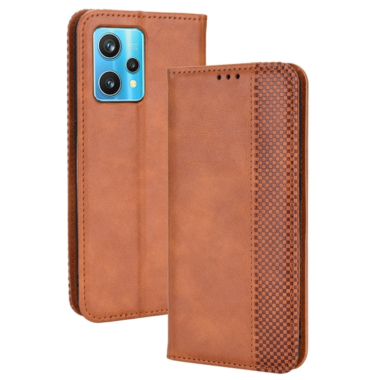 Magnetic Buckle Retro Texture Leather Phone Case, For Motorola Moto E32 4G, For Motorola Edge 30, For Motorola Moto G 5G 2022, For OPPO Realme 9 4G / 9 Pro+, For OPPO Realme 9 5G Global / 9 Pro, For OPPO Realme 9 5G India / V13 5G / 8 5G