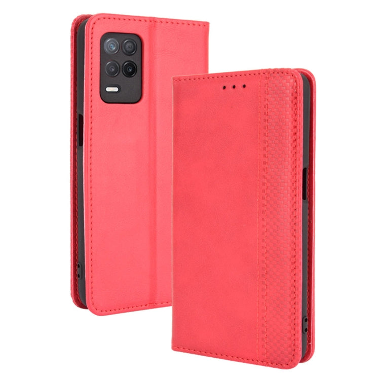 Magnetic Buckle Retro Texture Leather Phone Case, For Motorola Moto E32 4G, For Motorola Edge 30, For Motorola Moto G 5G 2022, For OPPO Realme 9 4G / 9 Pro+, For OPPO Realme 9 5G Global / 9 Pro, For OPPO Realme 9 5G India / V13 5G / 8 5G