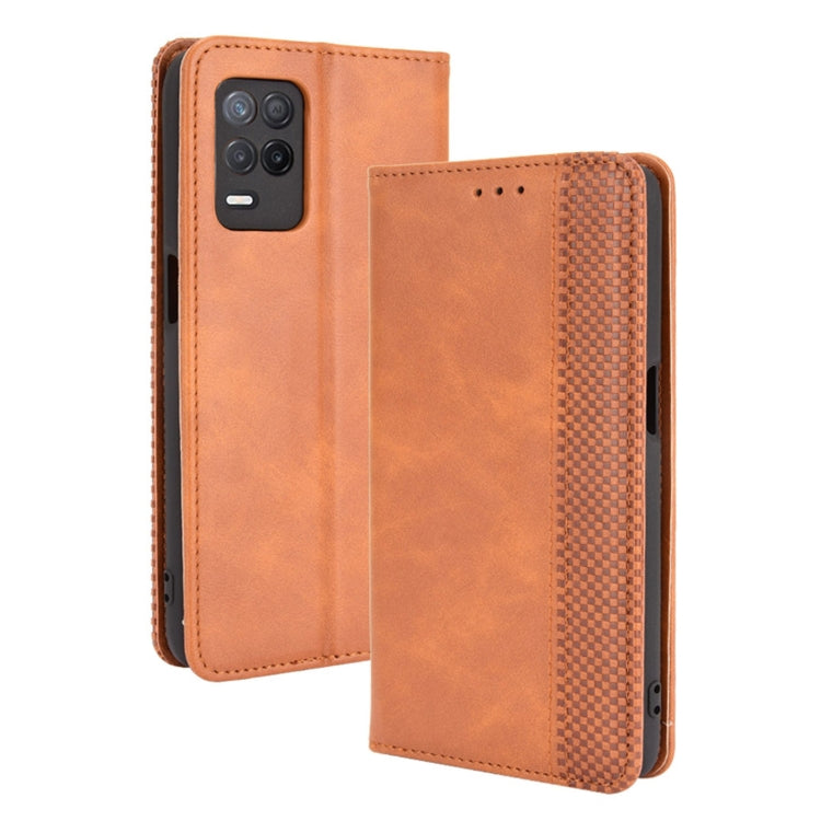 Magnetic Buckle Retro Texture Leather Phone Case, For Motorola Moto E32 4G, For Motorola Edge 30, For Motorola Moto G 5G 2022, For OPPO Realme 9 4G / 9 Pro+, For OPPO Realme 9 5G Global / 9 Pro, For OPPO Realme 9 5G India / V13 5G / 8 5G