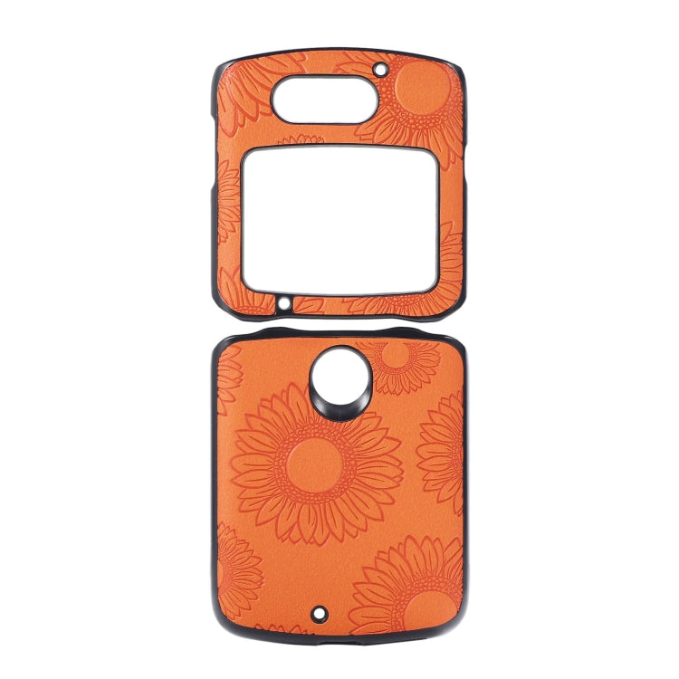 Sunflower Pattern PU+TPU+PC Shockproof Phone Case