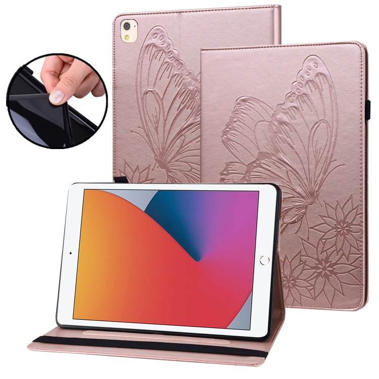 Big Butterfly Embossed Smart Leather Tablet Case, For iPad 10.2 2020 / Air 2019, For iPad Air 2 / 9.7 2018&2017, For iPad mini 2024 / mini 6, For iPad mini 2019 / 4 / 3 / 2 / 1, For iPad Pro 11 2022 / 2021&2020 / Air 2020 / 11 2024