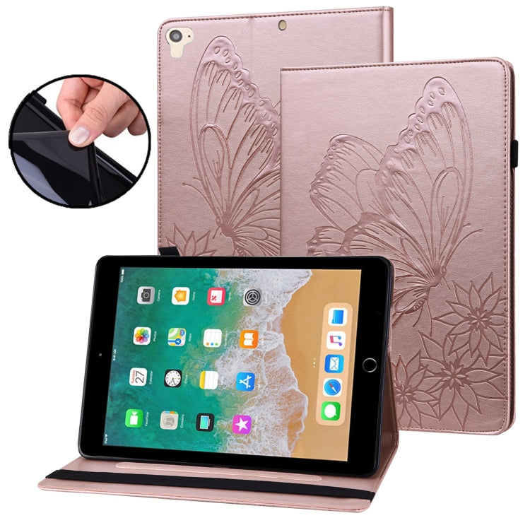 Big Butterfly Embossed Smart Leather Tablet Case, For iPad 10.2 2020 / Air 2019, For iPad Air 2 / 9.7 2018&2017, For iPad mini 2024 / mini 6, For iPad mini 2019 / 4 / 3 / 2 / 1, For iPad Pro 11 2022 / 2021&2020 / Air 2020 / 11 2024